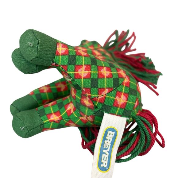 Breyer Mini Horse Plush Ponies on Holiday Tinsel Christmas Horse Stuffed Animal - Picture 6 of 8